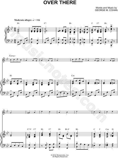 Collection: Over There - Bb Instrument & Piano