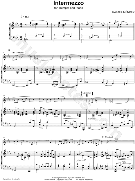 Collection: Intermezzo for Trumpet & Piano
