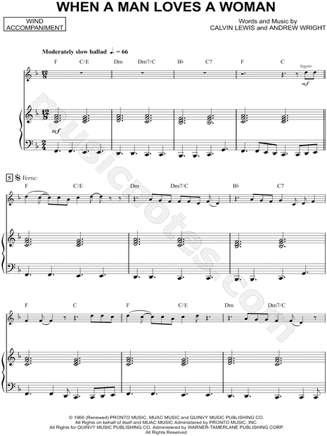 Collection: When a Man Loves a Woman - French Horn & Piano