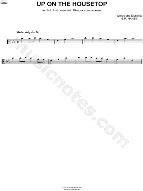 Collection: Up on the Housetop - Viola & Piano