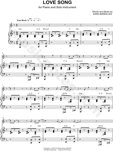 Collection: Love Song - F Instrument & Piano