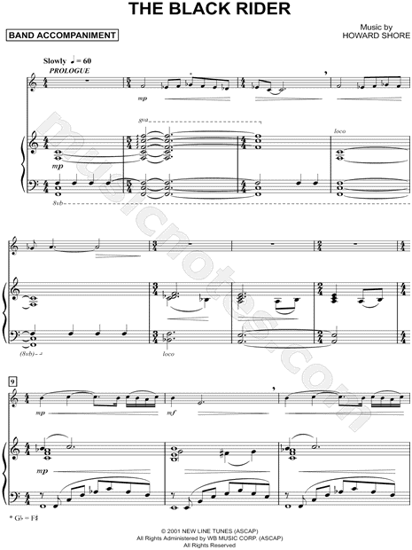 Collection: The Black Rider - Trumpet & Piano