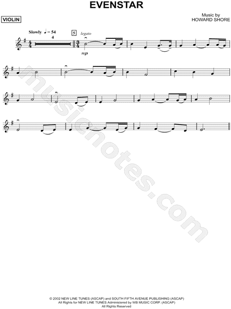 Collection: Evenstar - Violin & Piano