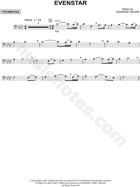 Collection: Evenstar - Trombone & Piano