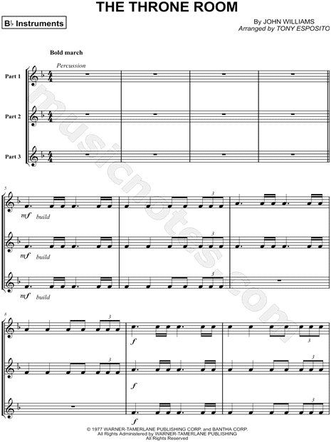 Collection: The Throne Room - Trio of Bb Instruments