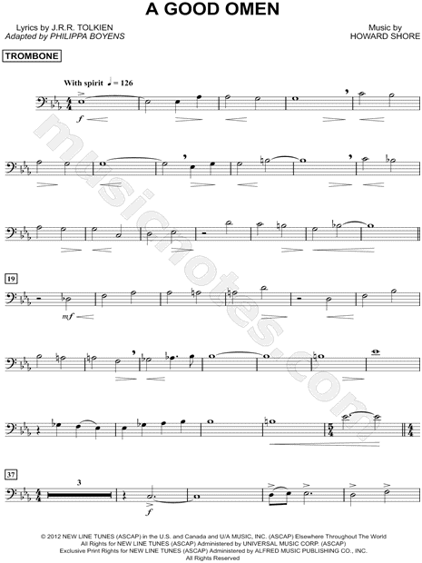 Collection: A Good Omen - Trombone & Piano Accompaniment