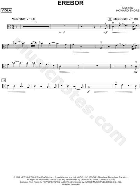 Collection: Erebor - Viola & Piano Accompaniment