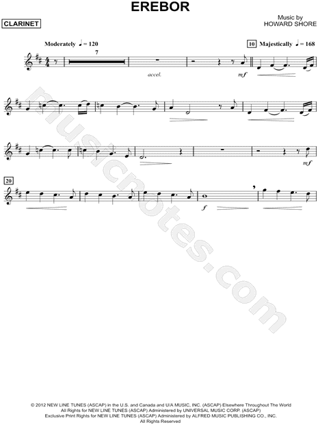 Collection: Erebor - Clarinet & Piano Accompaniment