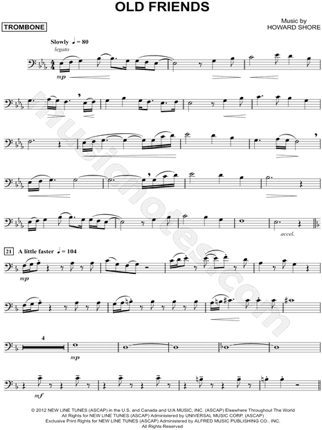 Collection: Old Friends - Trombone & Piano