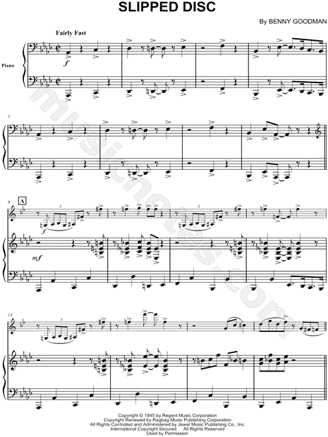 Collection: Slipped Disc - Clarinet & Piano Accompaniment