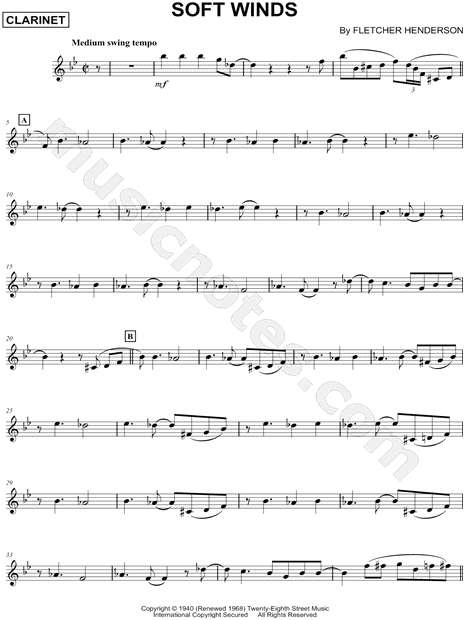 Collection: Soft Winds - Clarinet & Piano Accompaniment