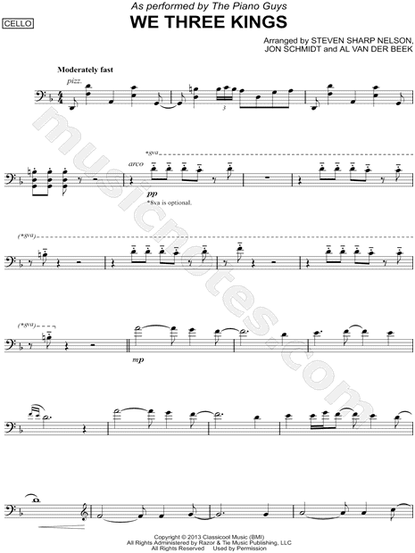 Collection: We Three Kings - Cello & Piano