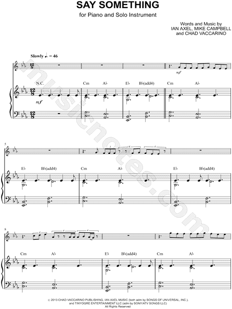 Collection: Say Something - Viola & Piano