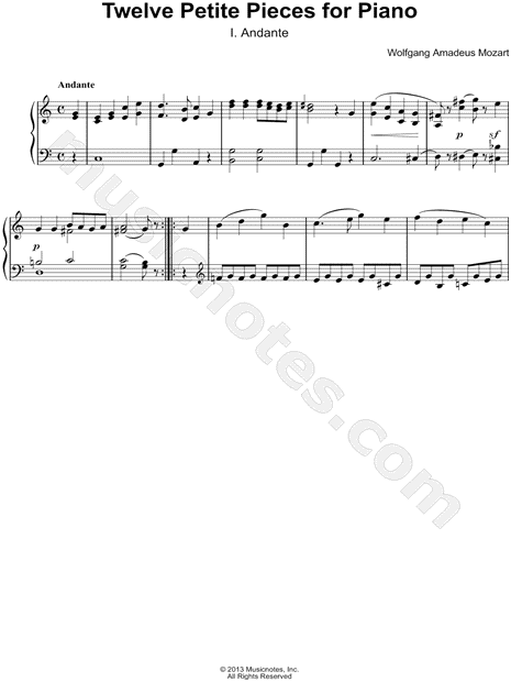 Collection: Twelve Petite Pieces for Piano