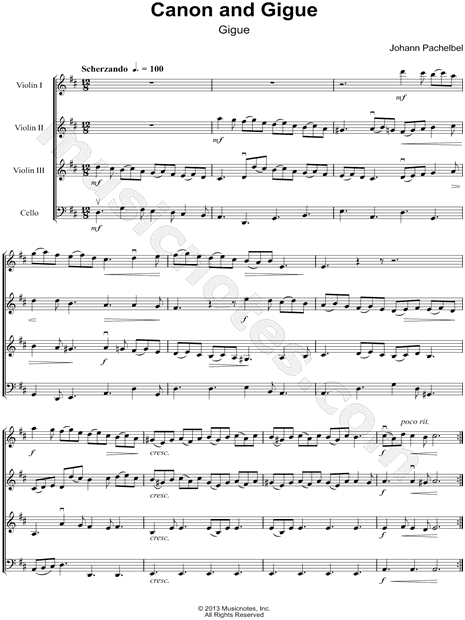 Collection: Canon and Gigue: Gigue