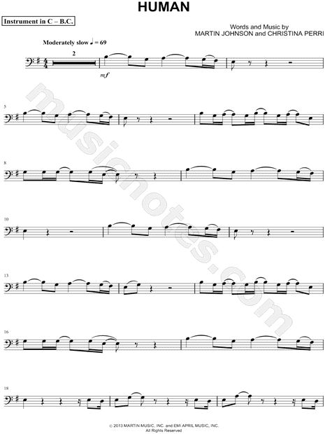 Collection: Human - Bass Clef Instrument & Piano