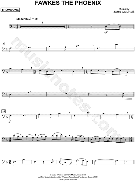 Collection: Fawkes the Phoenix - Trombone & Piano