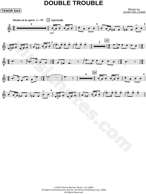 Collection: Double Trouble - Tenor Saxophone & Piano