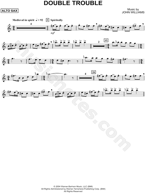 Collection: Double Trouble - Alto Saxophone & Piano