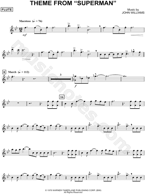 Collection: Theme from Superman - Flute
