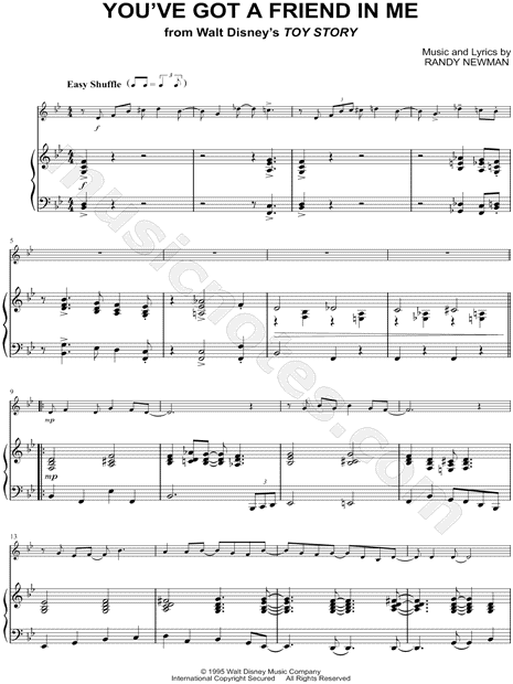 Collection: You've Got a Friend In Me - Tenor Saxophone & Piano
