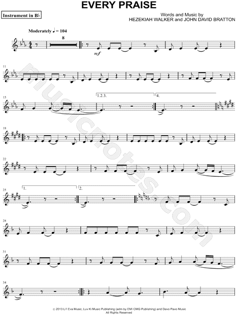 Collection: Every Praise - Bb Instrument & Piano