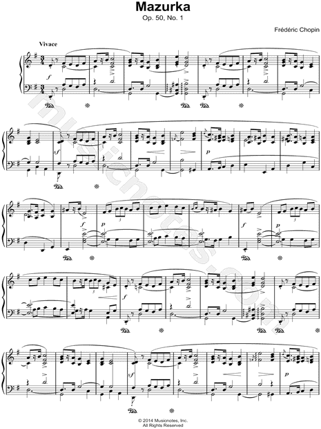 Collection: Mazurkas, Op. 50