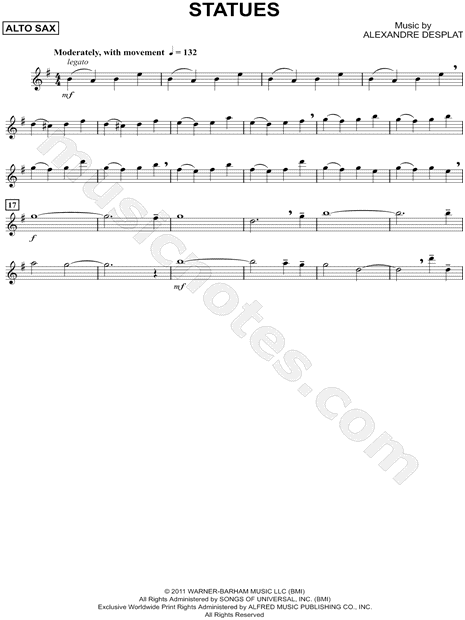 Collection: Statues - Alto Saxophone & Piano