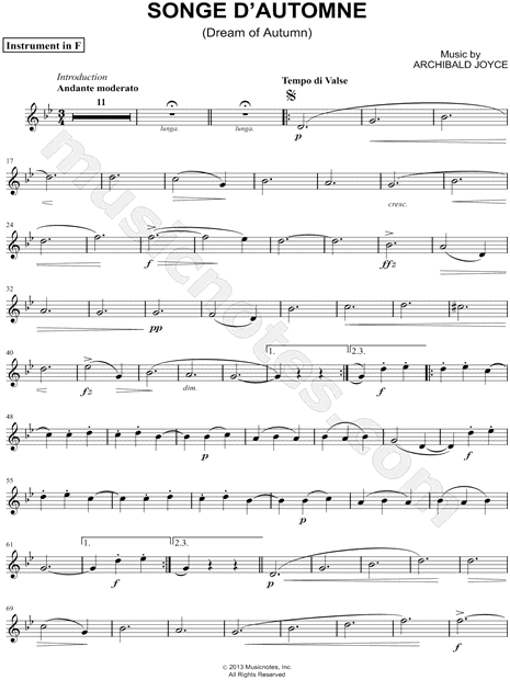 Collection: Songe d'Automne - F Instrument & Piano