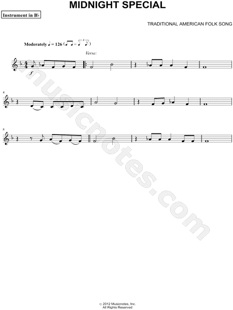 Collection: The Midnight Special - Bb Instrument & Piano