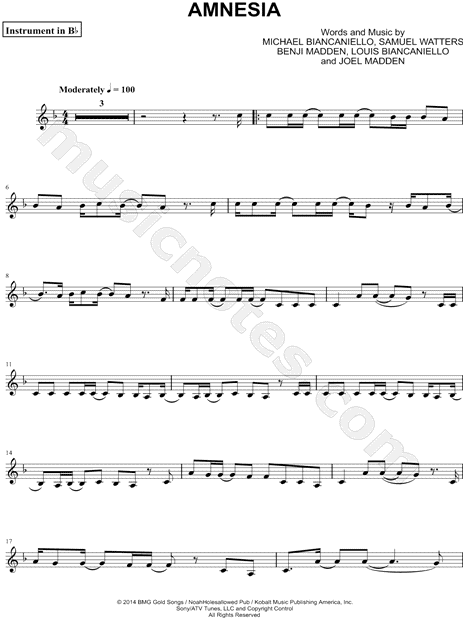 Collection: Amnesia - Bb Instrument & Piano