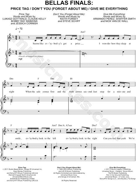 Collection: Pitch Perfect Highlights for Piano and Voice