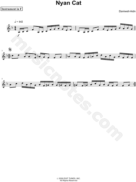 Collection: Nyan Cat - F Instrument & Piano