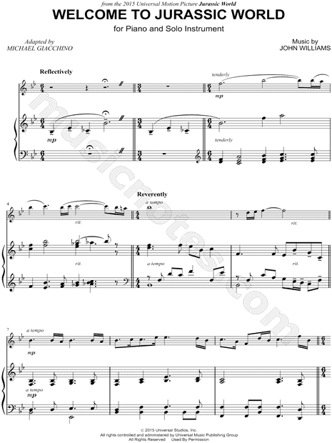 Collection: Welcome to Jurassic World - Viola & Piano
