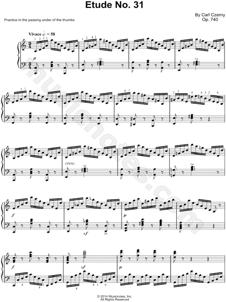 Collection: The Art of Finger Dexterity, Op. 740: Etudes 31-40