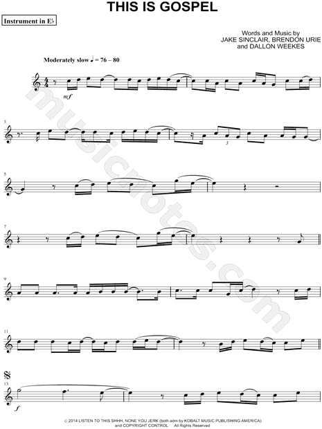 Collection: This Is Gospel - Eb Instrument & Piano