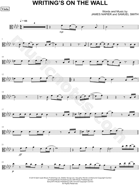 Collection: Writing's on the Wall - Viola & Piano