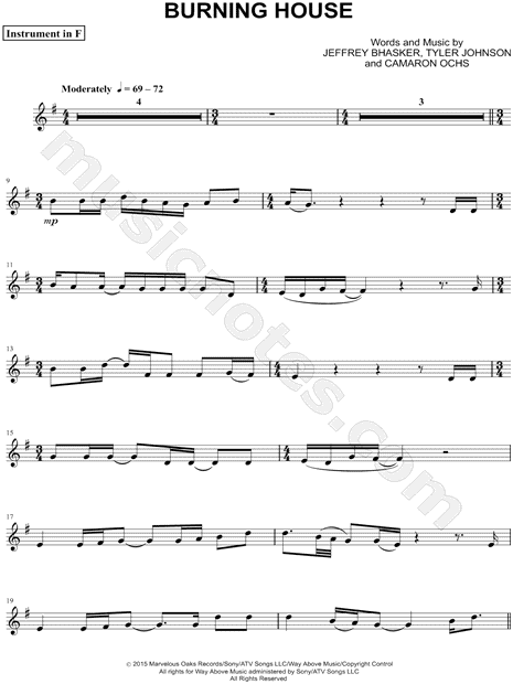 Collection: Burning House - F Instrument & Piano