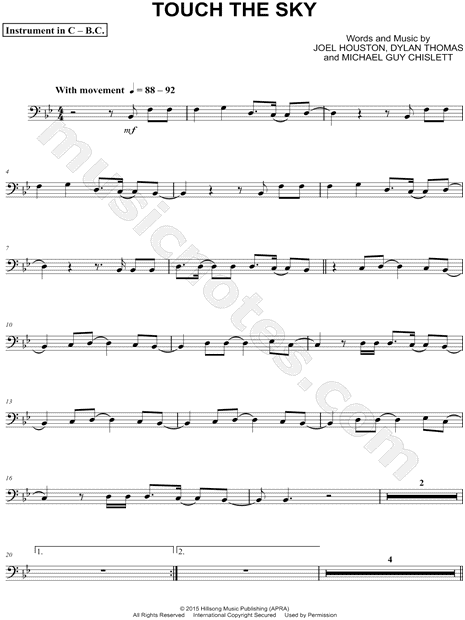 Collection: Touch the Sky - Bass Clef Instrument & Piano