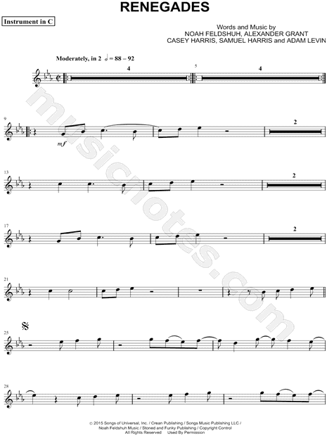 Collection: Renegades - C Instrument & Piano