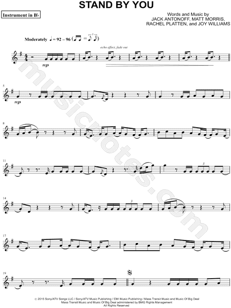 Collection: Stand by You - Bb Instrument & Piano