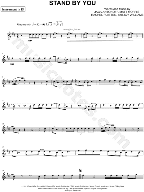 Collection: Stand by You - Eb Instrument & Piano