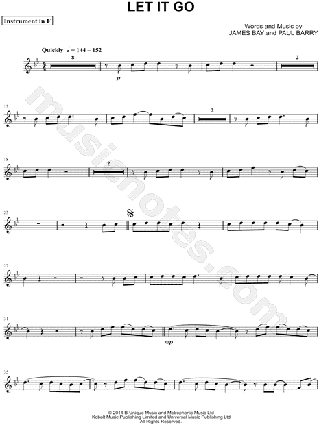 Collection: Let It Go - F Instrument & Piano