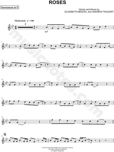 Collection: Roses - F Instrument & Piano