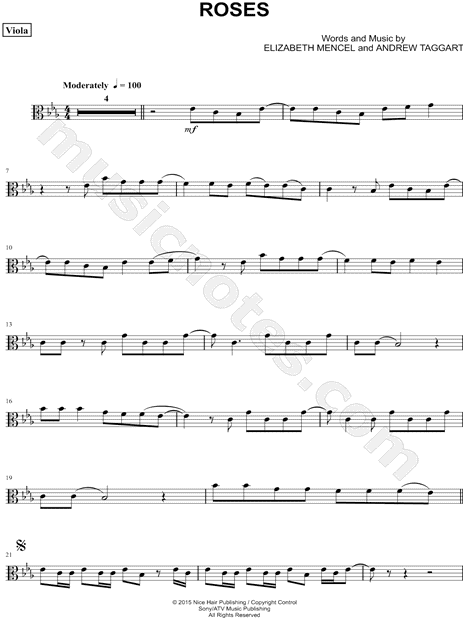 Collection: Roses - Viola & Piano