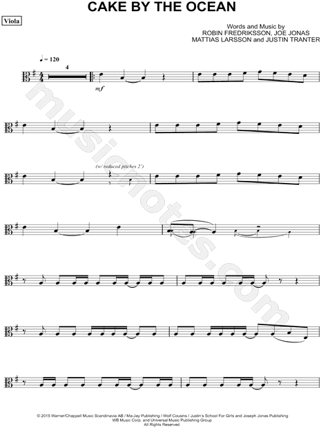 Collection: Cake by the Ocean - Viola & Piano