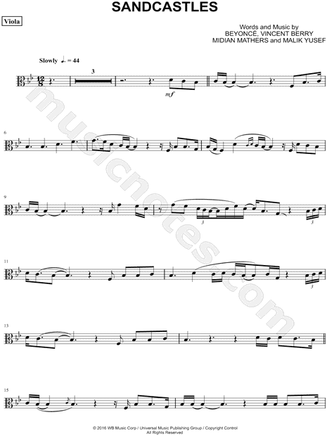 Collection: Sandcastles  - Viola & Piano