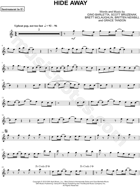 Collection: Hide Away - Eb Instrument & Piano