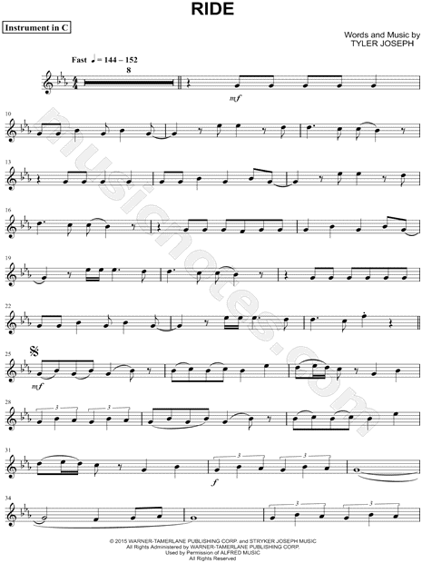 Collection: Ride - C Instrument & Piano