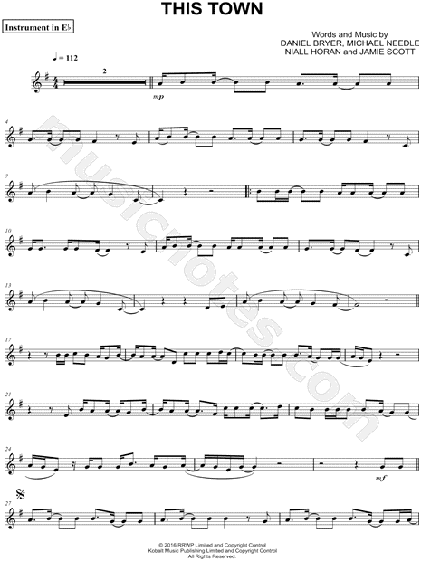 Collection: This Town - Eb Instrument & Piano